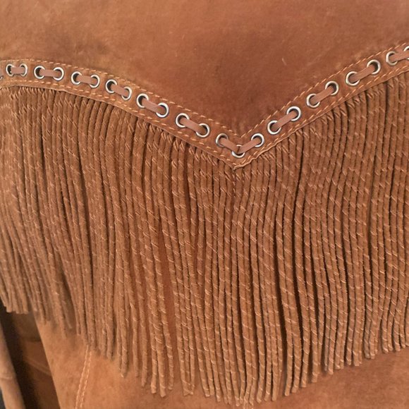 Cripple Creek Suede Fringe Ladies Jacket size XXL - Picture 7 of 10